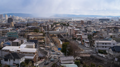 ヨドコウ迎賓館から望む　芦屋市町並み２