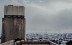 ヨドコウ迎賓館から望む　芦屋市町並み１
