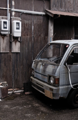 常滑 焼き物工房の裏路地