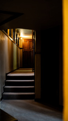 ヨドコウ迎賓館　通路　この角度が。。。