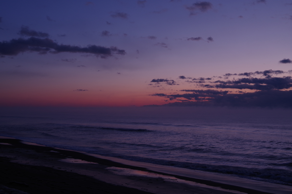 十勝　大津　初日の出前
