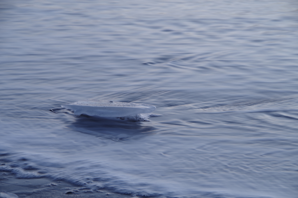 波とジュエリーアイス