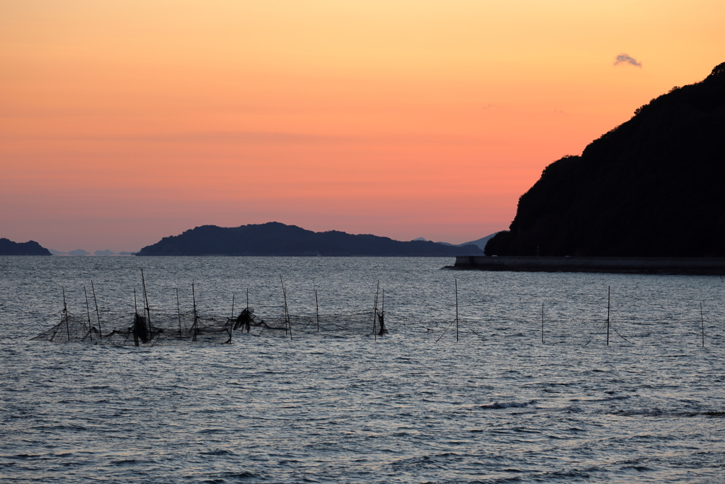 夕暮れの瀬戸内
