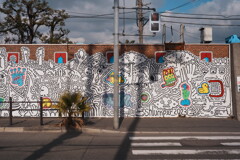 路地裏が全部アート