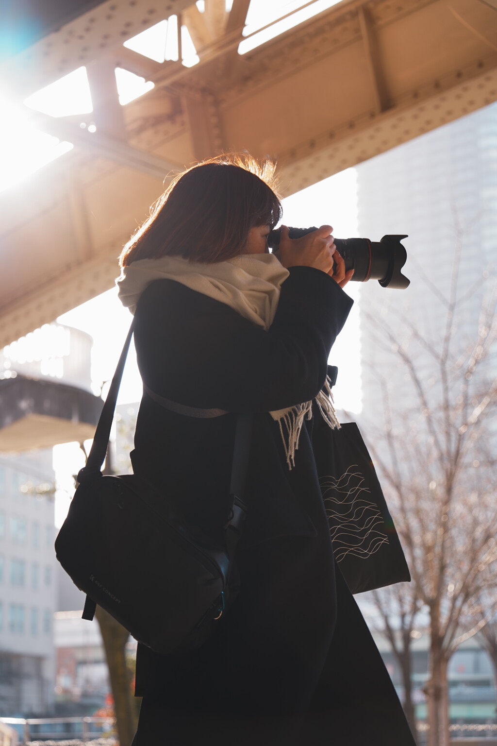 ４人で撮り歩くと...