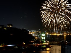 夏の夜に咲く大輪