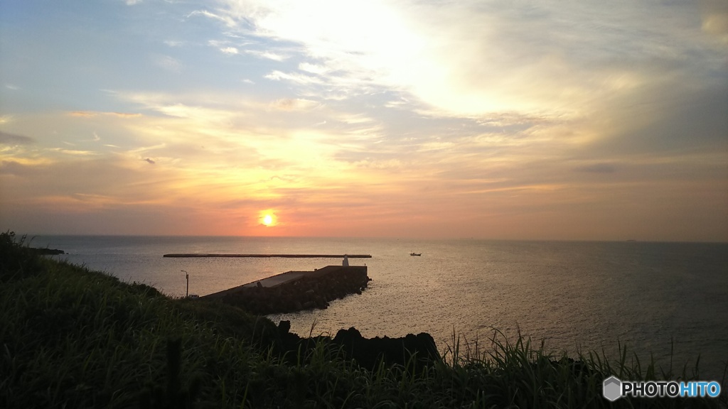 伊豆大島の朝日