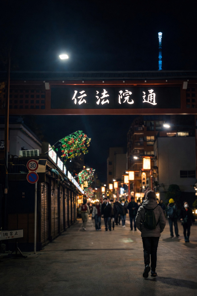 夜の浅草
