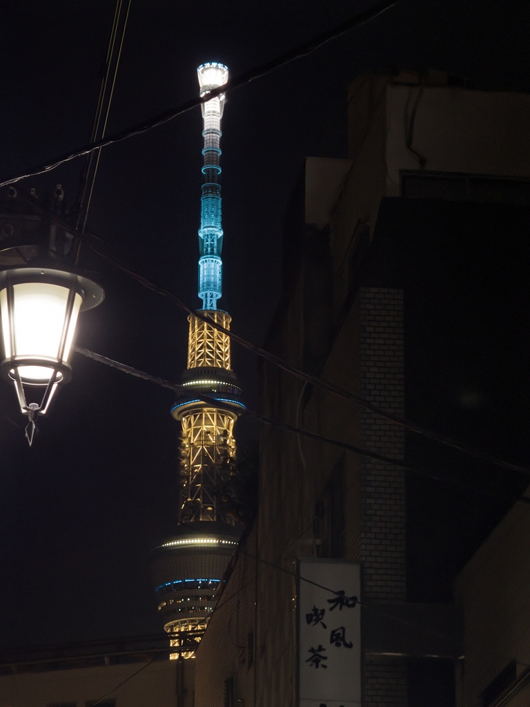 夜のスカイツリー
