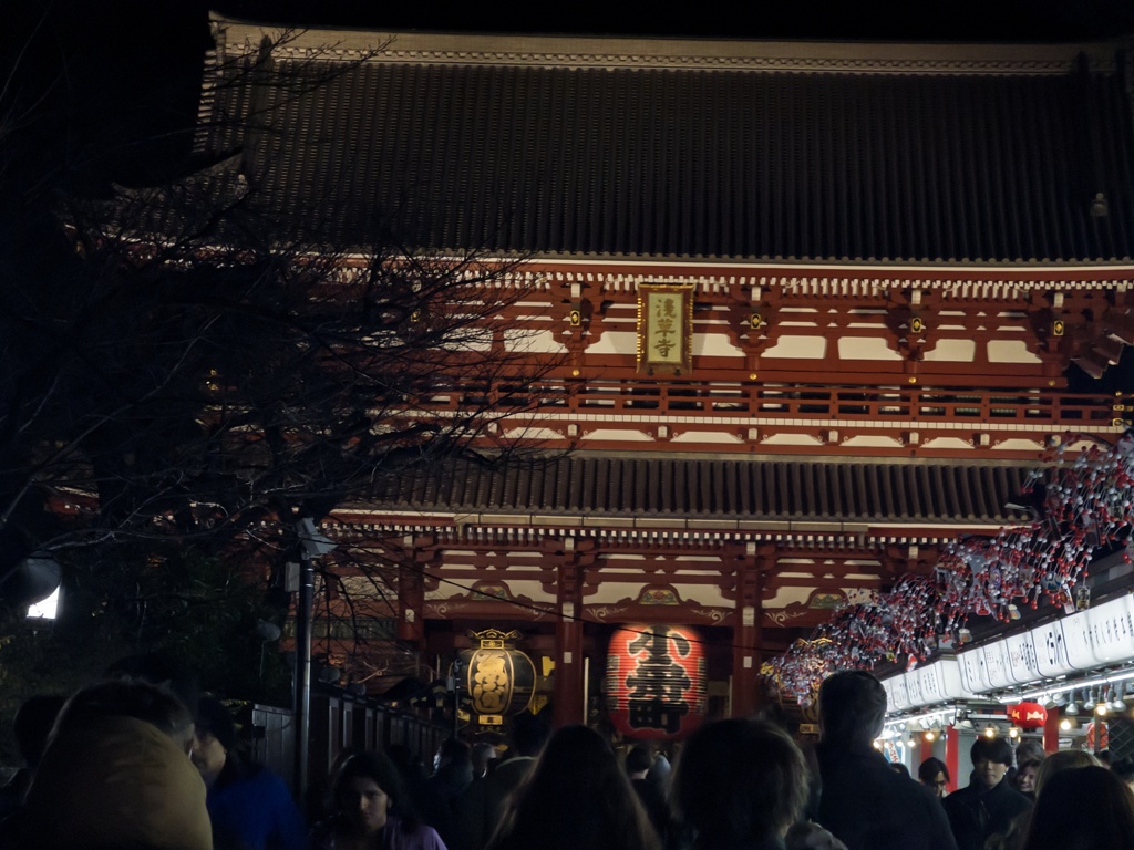 大みそかの浅草