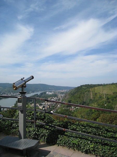 Marksburg城の望遠鏡