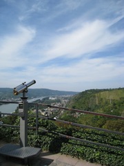 Marksburg城の望遠鏡