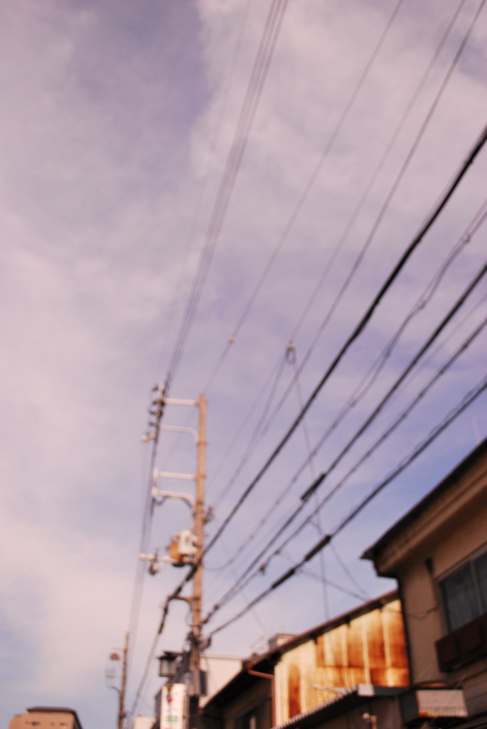電線空