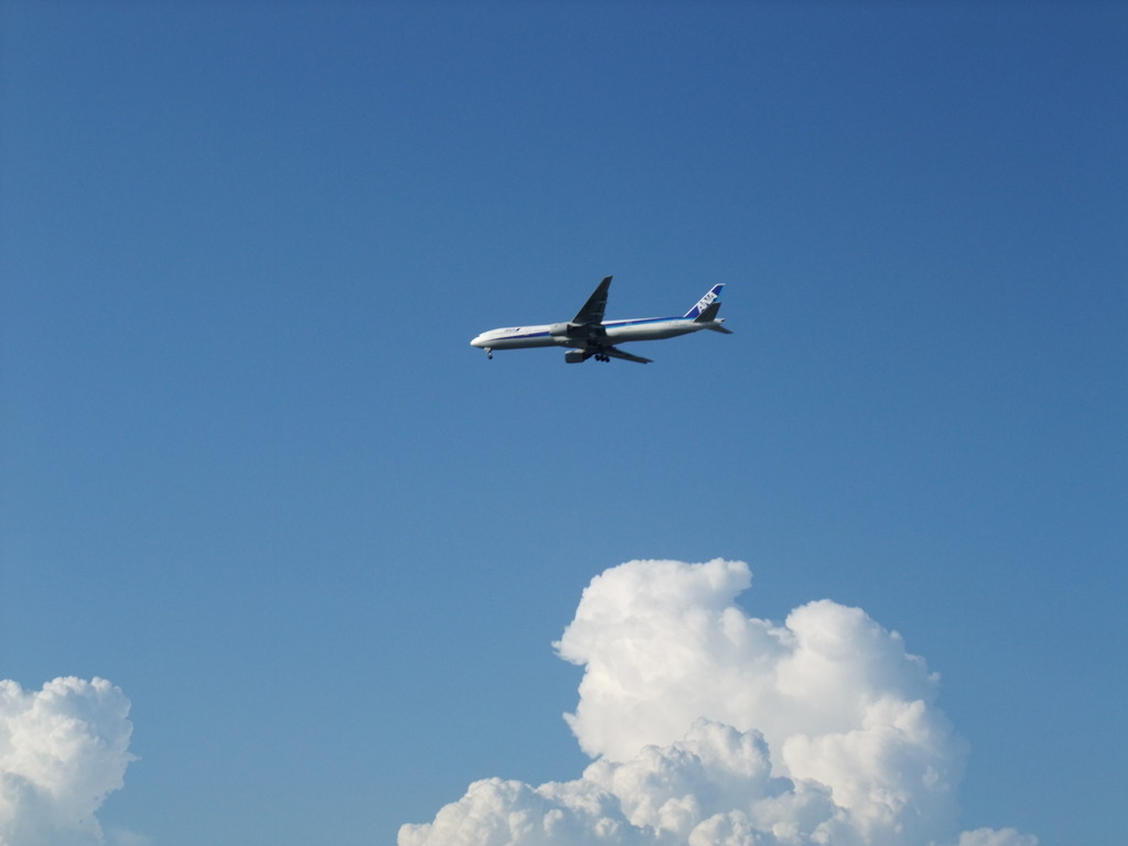 雲と飛行機