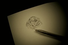描きかけの…