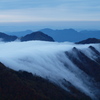 瓶ヶ森　男山から