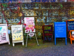 colorful signs