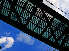 a bridge in the sky