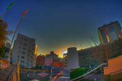 もうすぐ日没