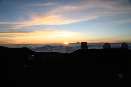 ハワイ島夕暮れ