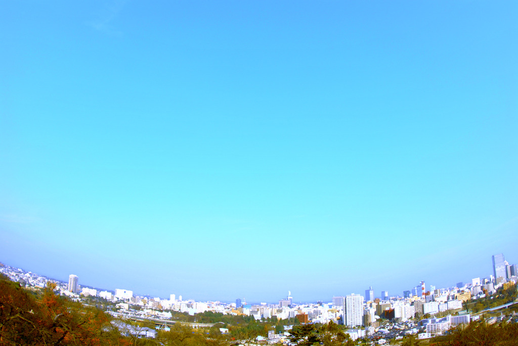 The sky of Sendai
