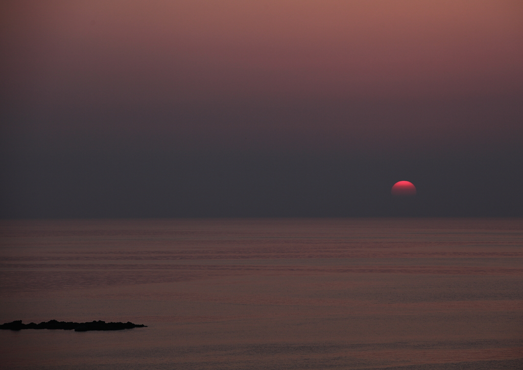 沈む夕日