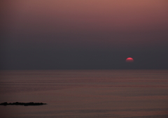 沈む夕日
