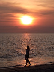 マラッカの夕陽