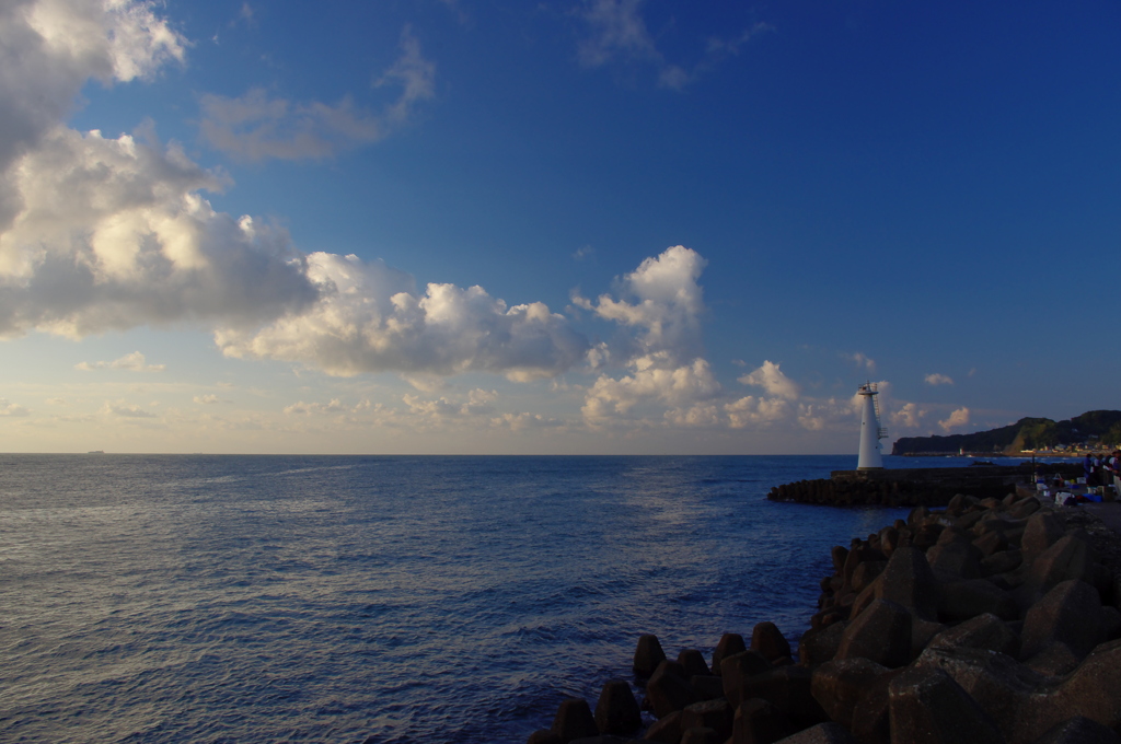 御宿の海