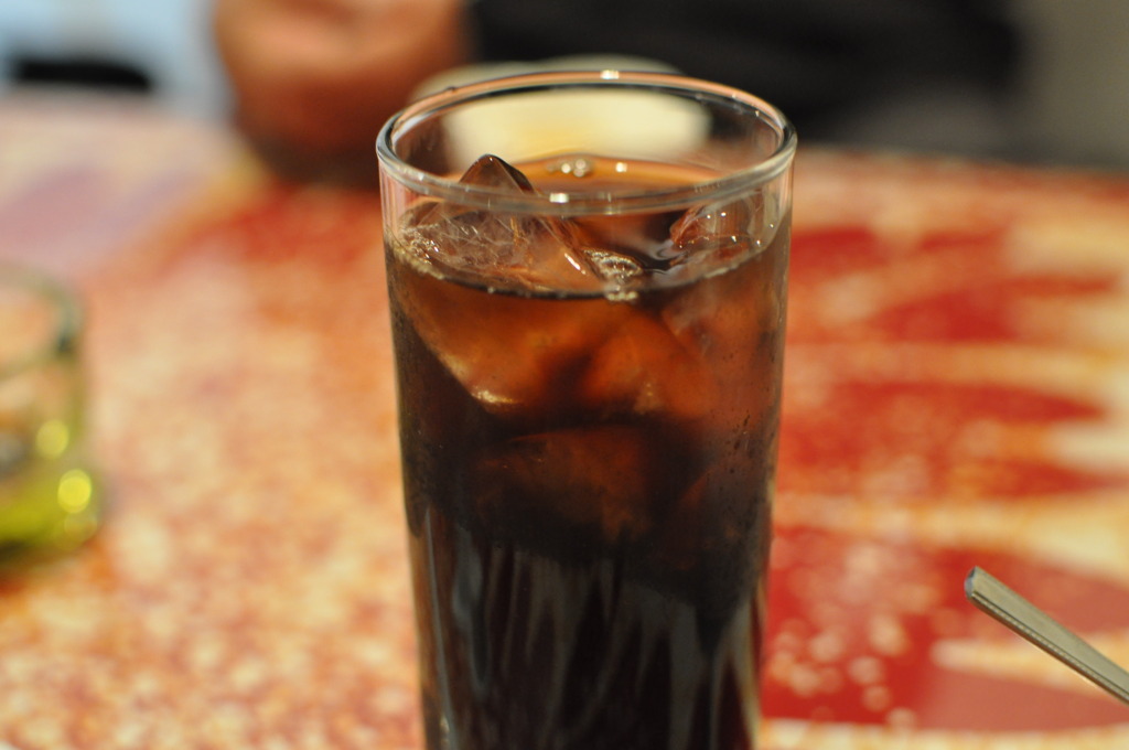 食後のアイスコーヒー