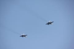 F18二機でお帰り