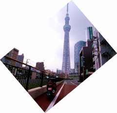 曇ってますが