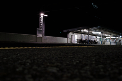 夜の千葉中央駅