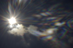 太陽　ピンホール写真　＃３