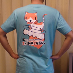 宮崎義援金Tシャツ背面