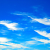 羽毛のような雲