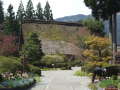 合掌村にて