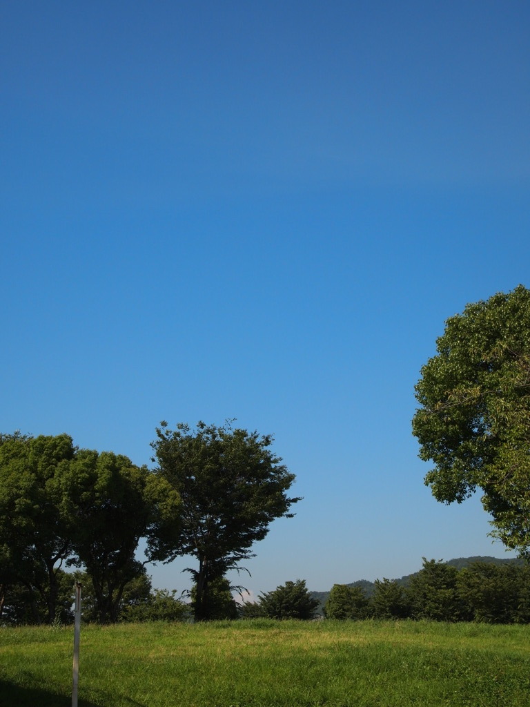 雲が見えない