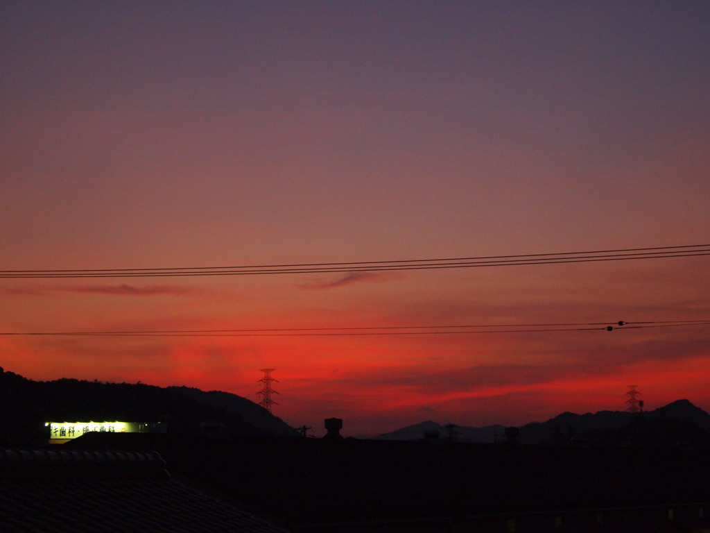 赤の空