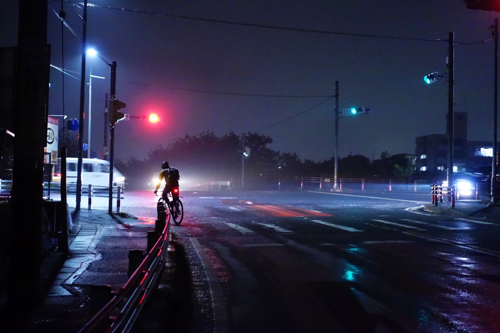 Rainy day ride