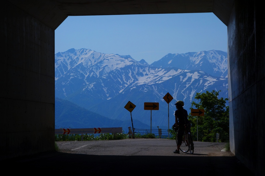 山岳サイクリング