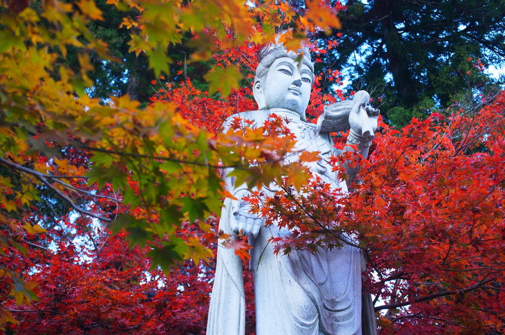 山寺の秋