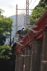 ＳＬ橋上