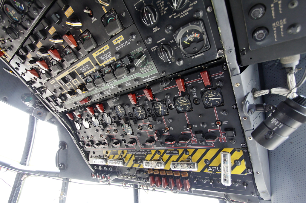 横田基地友好祭　C130コックピット