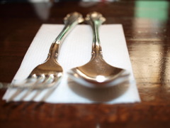 食事前