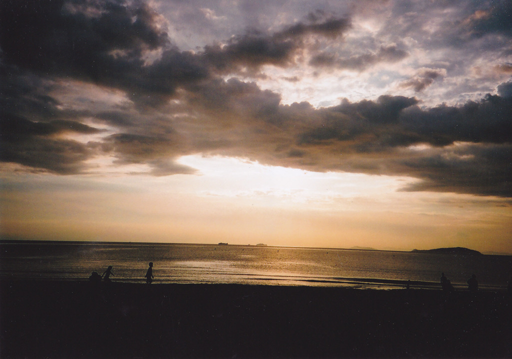夕暮れ