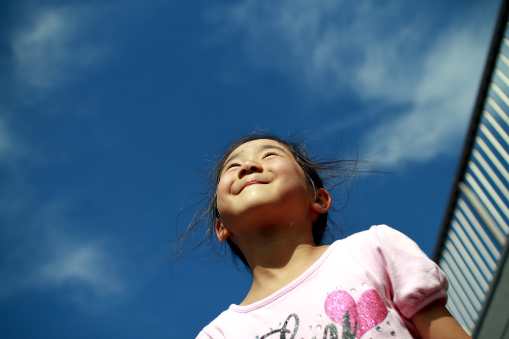 青い空