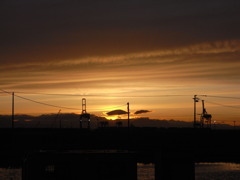 別の日の夕暮れ