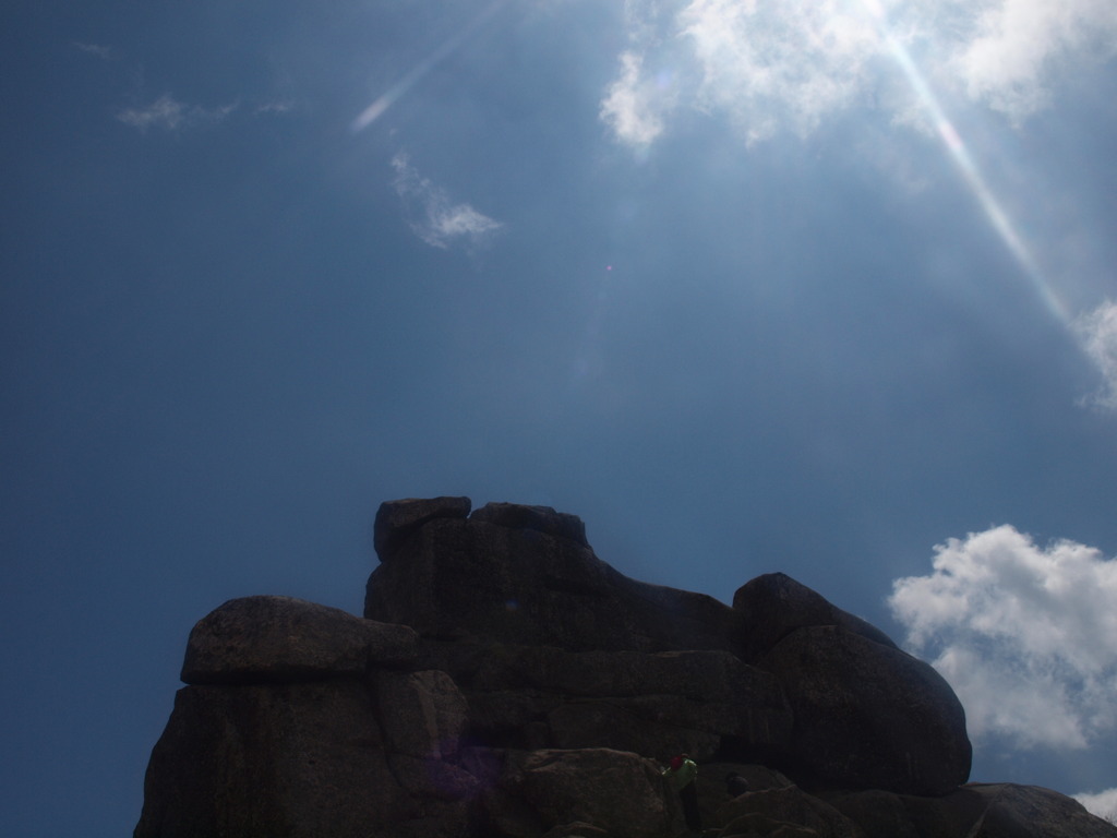 天を仰ぐ頂き。