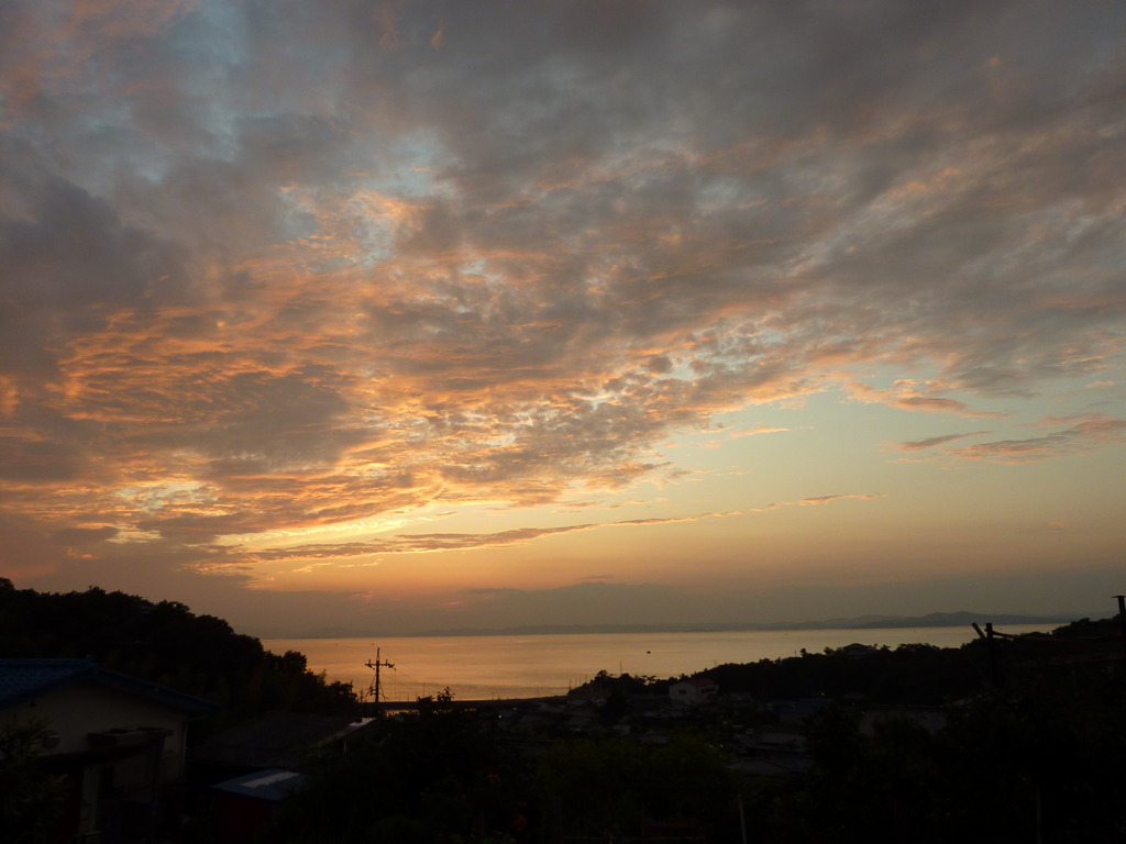小豆島の夕日